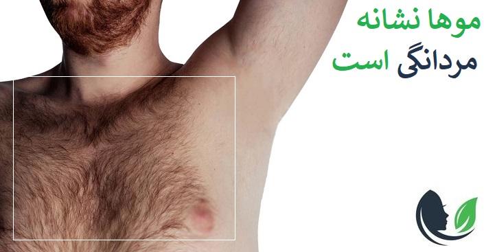 موها نشانه مردانگی است