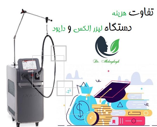 تفاوت هزینه ی دستگاه لیزر الکس و دایود 